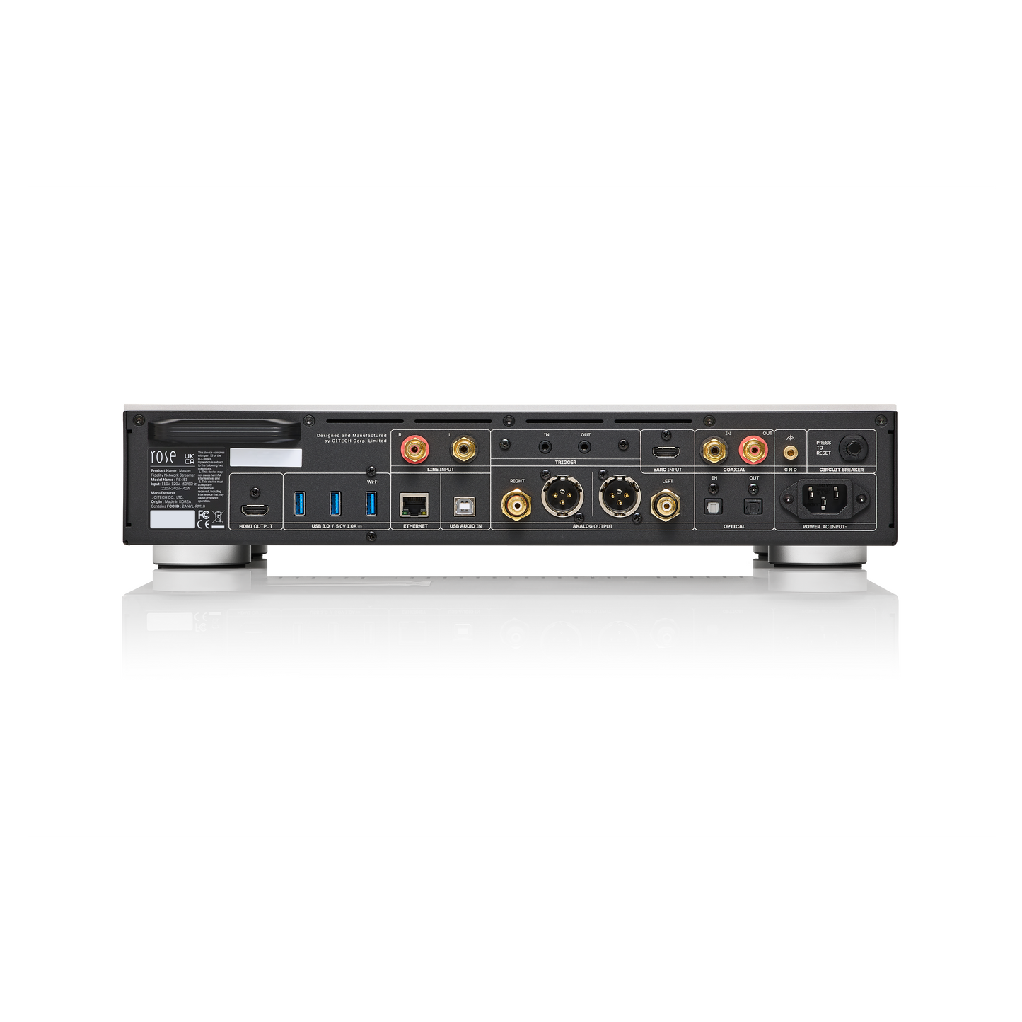 RS451 Network Network Streamer and DAC